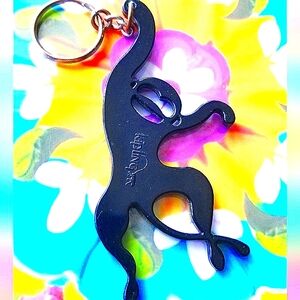 KIPLING Swing Monkey Bag Charm / Kipling Monkey Keyring Keychain Black RARE